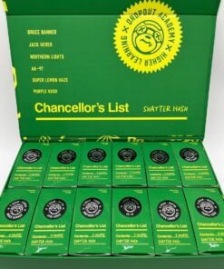 Alternative view of DROPOUT ACADEMY 3g Chancellor’s list (Shatter hash)