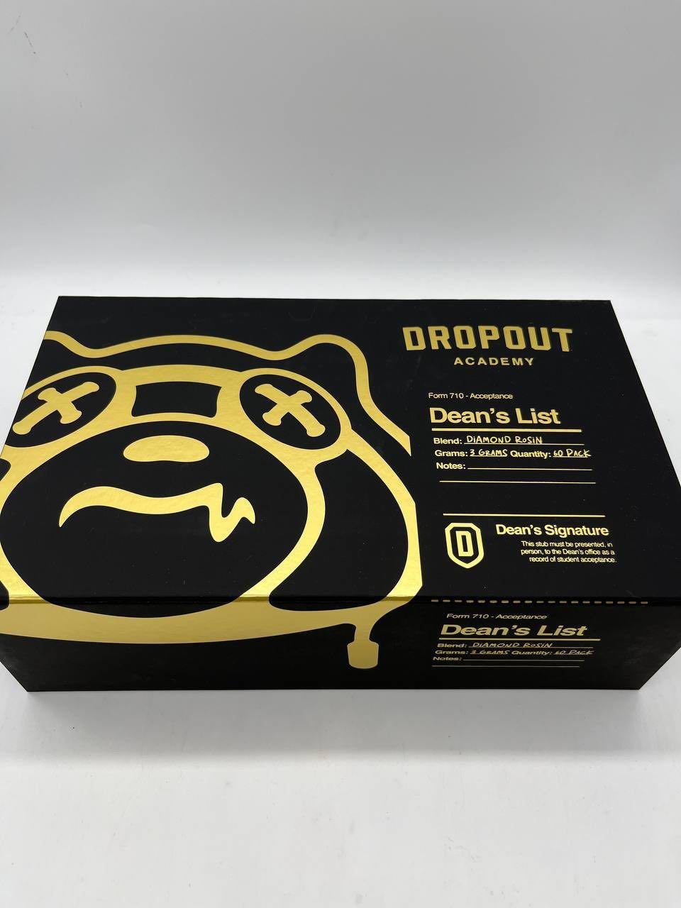 DROPOUT ACADEMY 3g ( DEAN’S LIST ) Diamond Rosin - Image 3